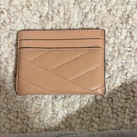 Tory Burch Blush Quilted Card Holder - Picture 2 of 4